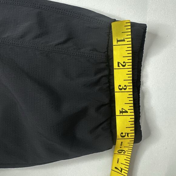 Athleta Jogger Womens 12 Black Trekkie Textured Tapered Zip Pockets Hiking - Picture 12 of 13